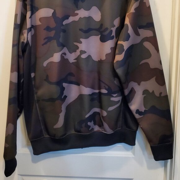 CSG Champs Sports Gear Camo Hoodie Jacket | Full Zip | Sportswear Fleece lined M - Picture 4 of 11